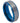 Blue IP Plated Beveled Edge & Gun Metal Brushed Finish - 8mm - Le Vive Jewelry in Riverside