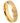 Brush Polished Yellow Gold IP Plated Center & Shiny Beveled Edge - 6mm - Le Vive Jewelry in Riverside
