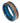 Blue IP Plated Inner Ring with Hawaiian Koa Wood Inlay - 8mm - Le Vive Jewelry in Riverside