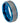 Sandblasted Finish Center Stepped Edge Blue IP Plated - 8mm - Le Vive Jewelry in Riverside