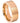 ROSE GOLD IP Plated Brushed Pipe Cut Band - 8mm - Le Vive Jewelry in Riverside