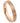 Rose Gold IP Plated Brushed Polished Flat Pipe - 4mm - Le Vive Jewelry in Riverside