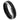 Black IP Plated Brushed Center High Polished Steel Color Beveled Edge - 6mm - Le Vive Jewelry in Riverside