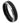 Black IP Plated Brushed Center High Polished Steel Color Beveled Edge - 6mm - Le Vive Jewelry in Riverside