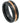 Black Ring with Rose Gold Plated Grooved Center - 8mm - Le Vive Jewelry in Riverside