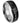 Domed Ring with Imitation Meteorite on Black Carbon Fiber Inlay - 8mm - Le Vive Jewelry in Riverside