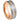 Rose Gold IP Plated Inside & Groove Brushed Center - 8mm - Le Vive Jewelry in Riverside