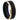 Black & Yellow Gold IP Brushed Center Beveled Edge - 8mm - Le Vive Jewelry in Riverside