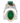 Genuine Natural Emerald & Diamond, 18 Karat two tone Gold Ring - Le Vive Jewelry in Riverside