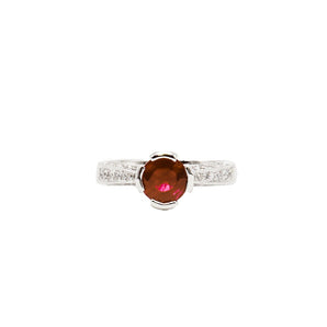 18k White Gold Ruby and Diamond Ring - Le Vive Jewelry in Riverside