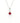 14K White Gold Ruby And Diamond Necklace - Le Vive Jewelry in Riverside