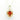 14K Yellow Gold Golden Zircon and Diamond Pendant & 16'' Necklace - Le Vive Jewelry in Riverside