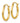 10K-Yellow Gold Hoops 2.6 Grams - Le Vive Jewelry in Riverside