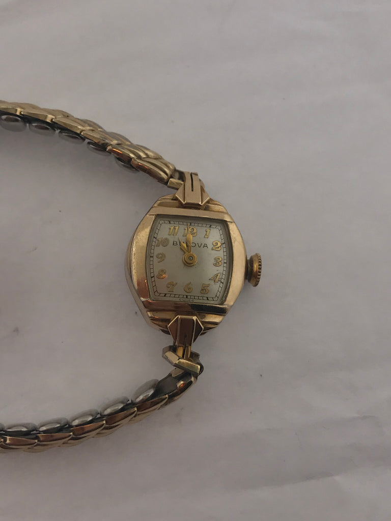 Ladies Vintage Bulova 10K Gold Filled Watch 17 Jewels – Le Vive Jewelry
