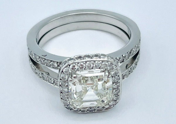 VERRAGIO Platinum 2. Carat Center Engagement Ring - Le Vive Jewelry in Riverside
